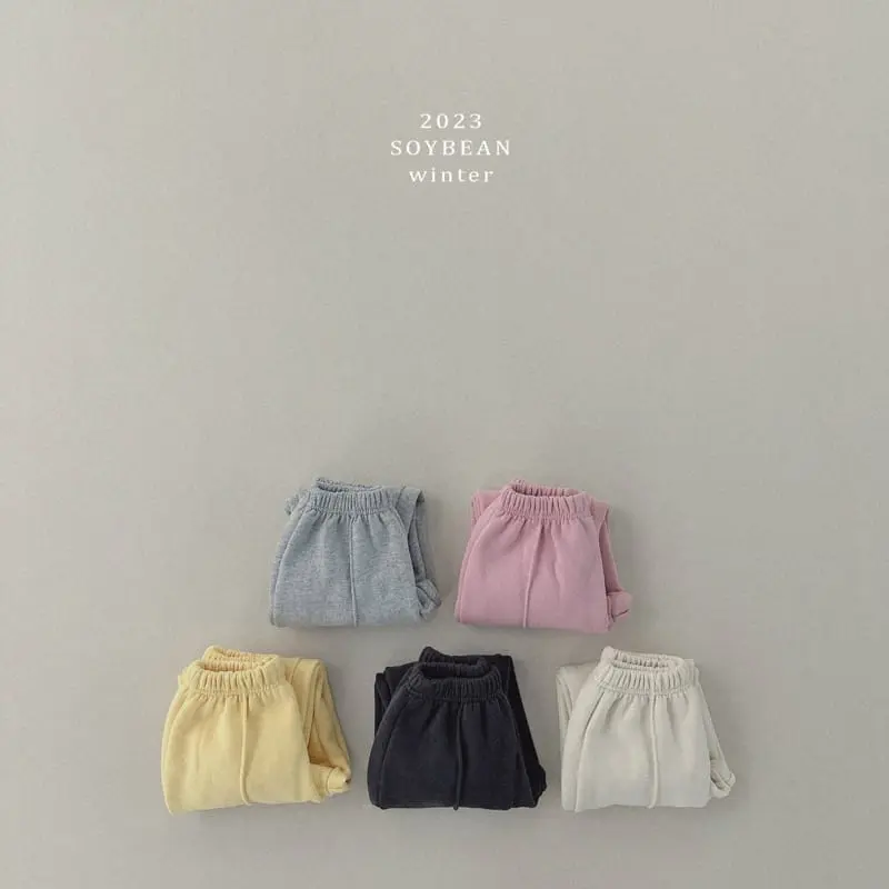 Soybean - Korean Children Fashion - #kidsshorts - Fleece Pintuck Pants - 7