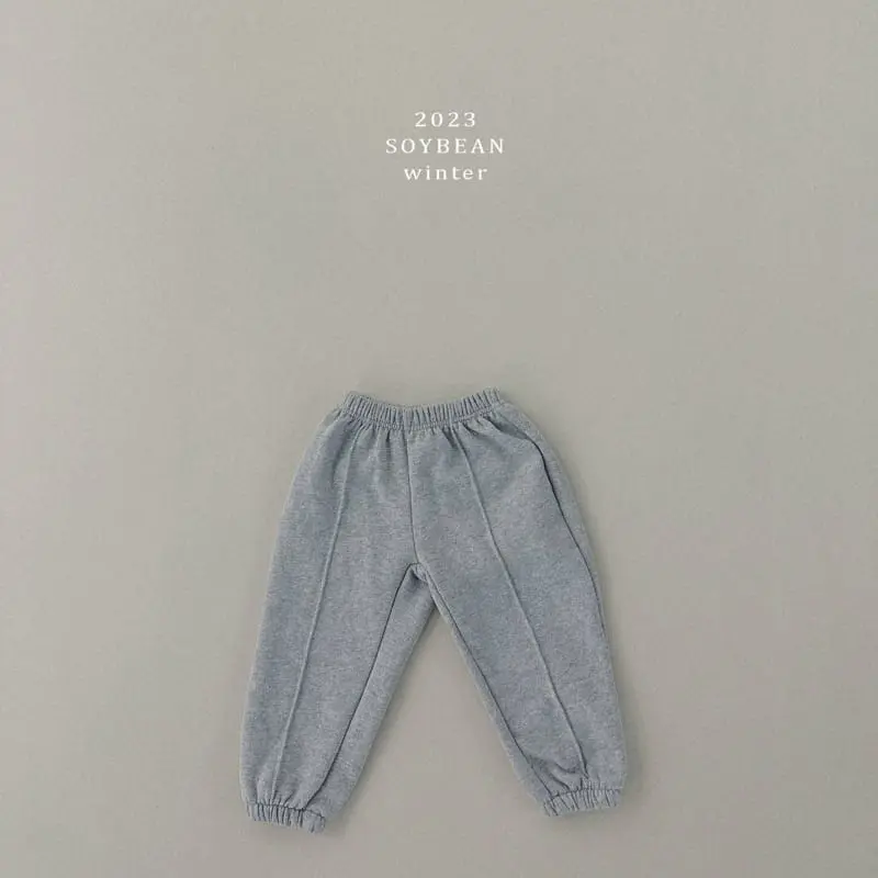 Soybean - Korean Children Fashion - #kidzfashiontrend - Fleece Pintuck Pants - 9