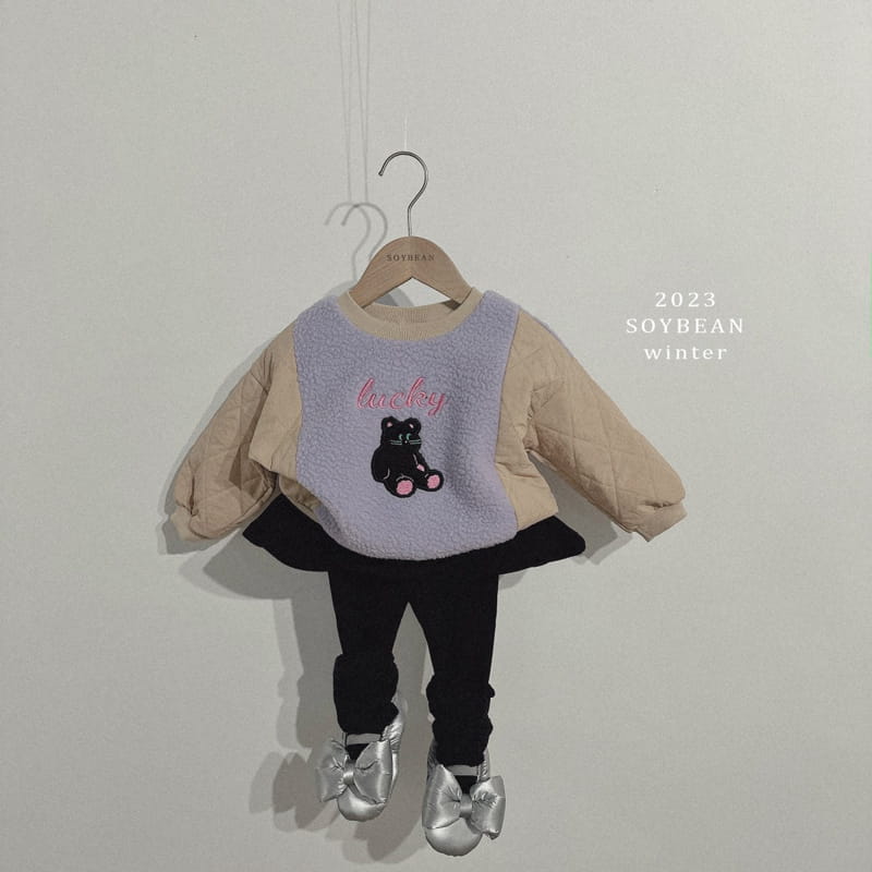 Soybean - Korean Children Fashion - #littlefashionista - Fleece Skirt Leggings - 2