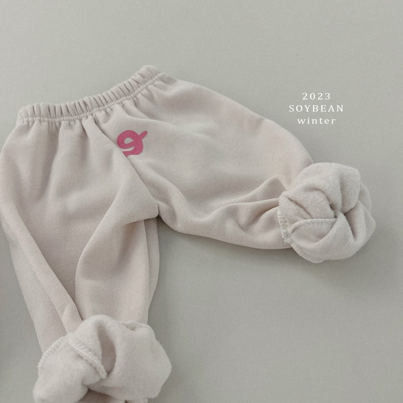 Soybean - Korean Children Fashion - #magicofchildhood - Fleece Pig Top Bottom Set - 11