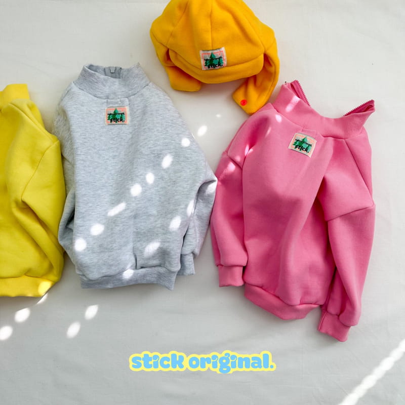 Stick - Korean Children Fashion - #childofig - Yang Half Zip-up Sweatshirt with Mom - 10