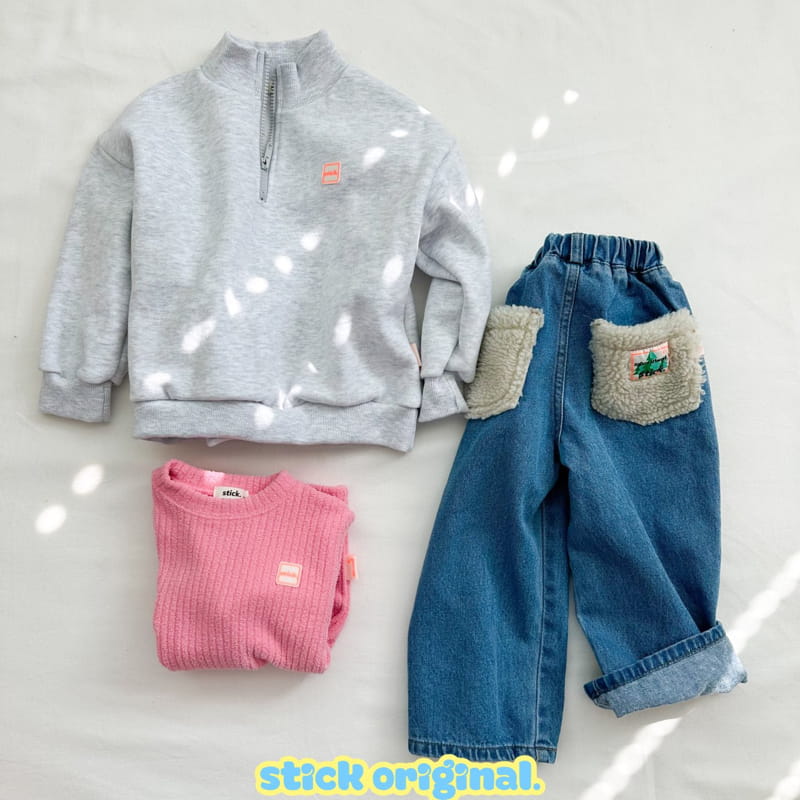 Stick - Korean Children Fashion - #designkidswear - Alpaca Jeans with Mom - 12