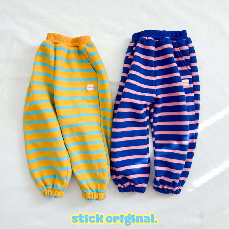 Stick - Korean Children Fashion - #discoveringself - Fleece Goney Pants - 2
