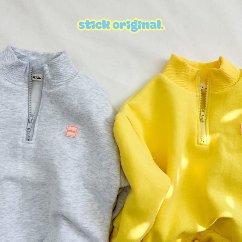 Stick - Korean Children Fashion - #kidsstore - Yang Half Zip-up Sweatshirt with Mom - 3