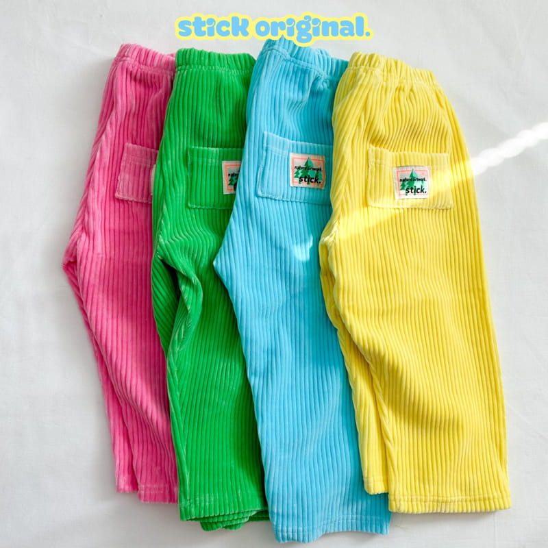 Stick - Korean Children Fashion - #kidsstore - New Rib Pants with Mom - 3