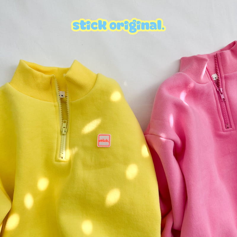 Stick - Korean Children Fashion - #kidsstore - Yang Half Zip-up Sweatshirt with Mom - 4