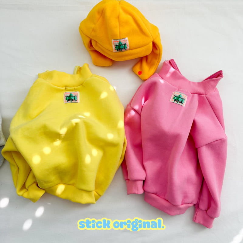 Stick - Korean Children Fashion - #littlefashionista - Yang Half Zip-up Sweatshirt with Mom - 6