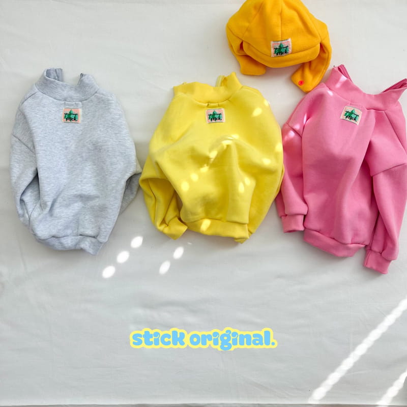 Stick - Korean Children Fashion - #magicofchildhood - Yang Half Zip-up Sweatshirt with Mom - 7