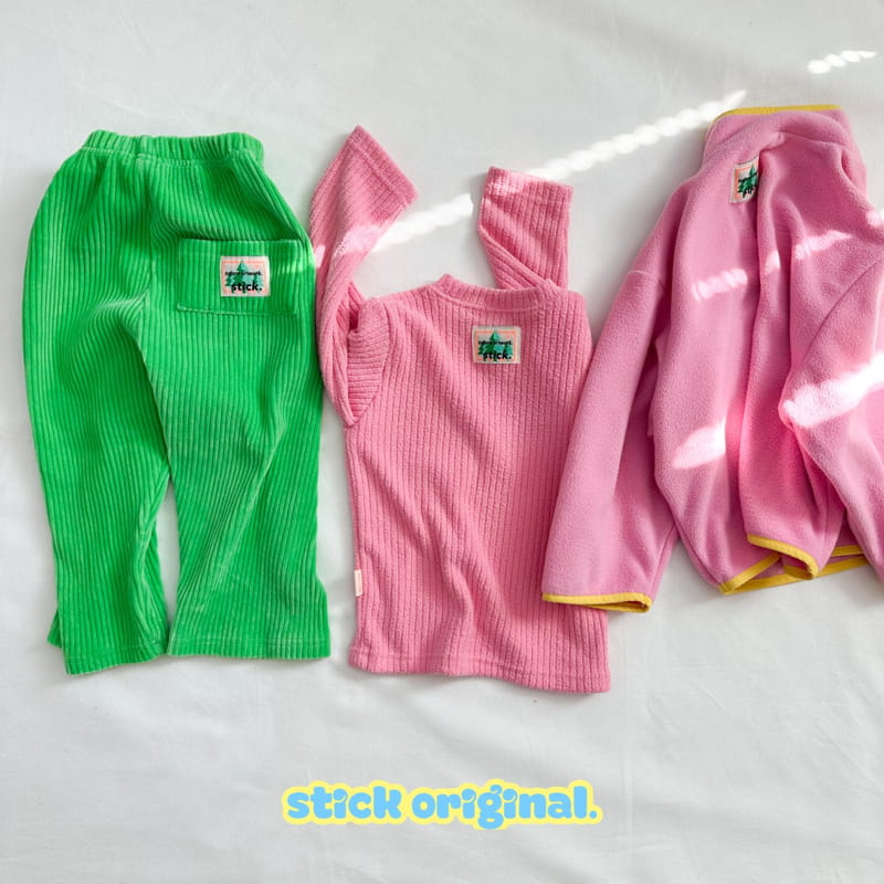 Stick - Korean Children Fashion - #magicofchildhood - New Rib Pants with Mom - 7