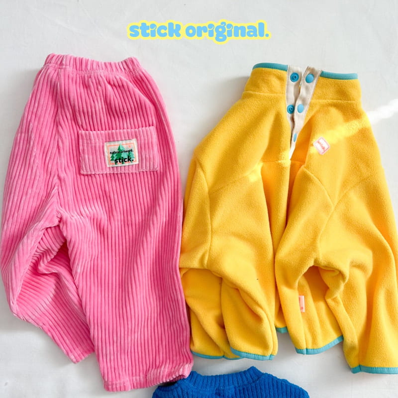 Stick - Korean Children Fashion - #toddlerclothing - New Rib Pants with Mom - 11