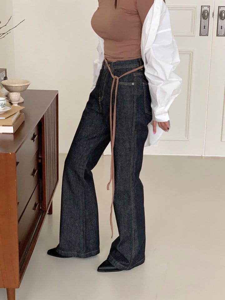 Sunder Market - Korean Women Fashion - #momslook - Bootscut Pants - 10