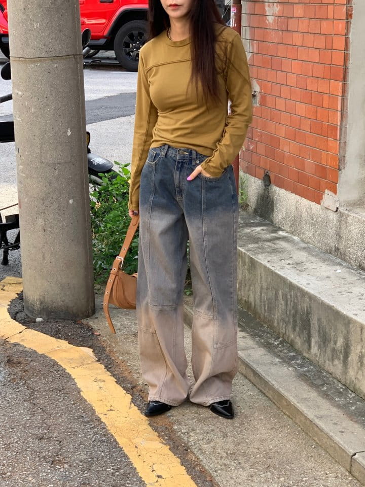 Sunder Market - Korean Women Fashion - #momslook - Slit Step Pants - 8