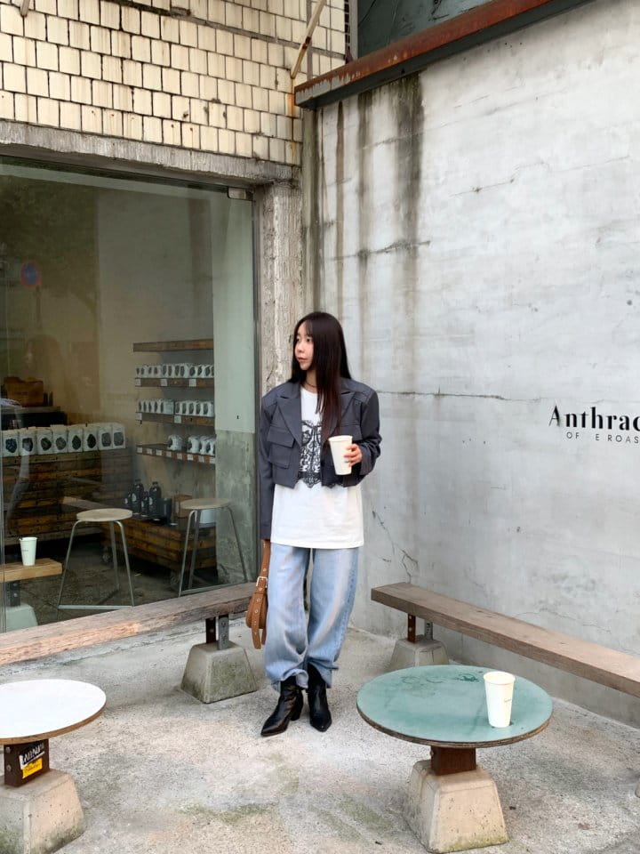 Sunder Market - Korean Women Fashion - #momslook - Crop Pocket Jacket - 8