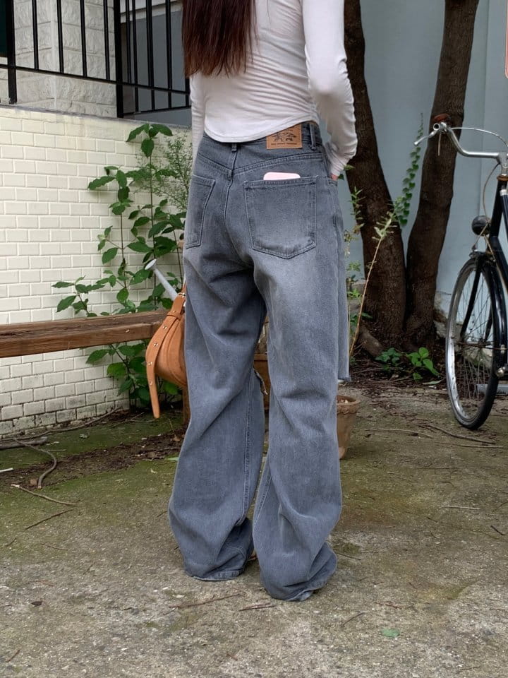 Sunder Market - Korean Women Fashion - #thatsdarling - Gray Vintage Pants - 6