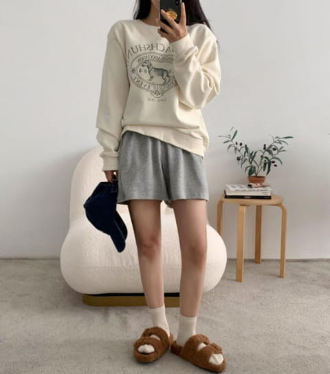 Tails - Korean Women Fashion - #vintagekidsstyle - Mupmu Sweatshirt - 12
