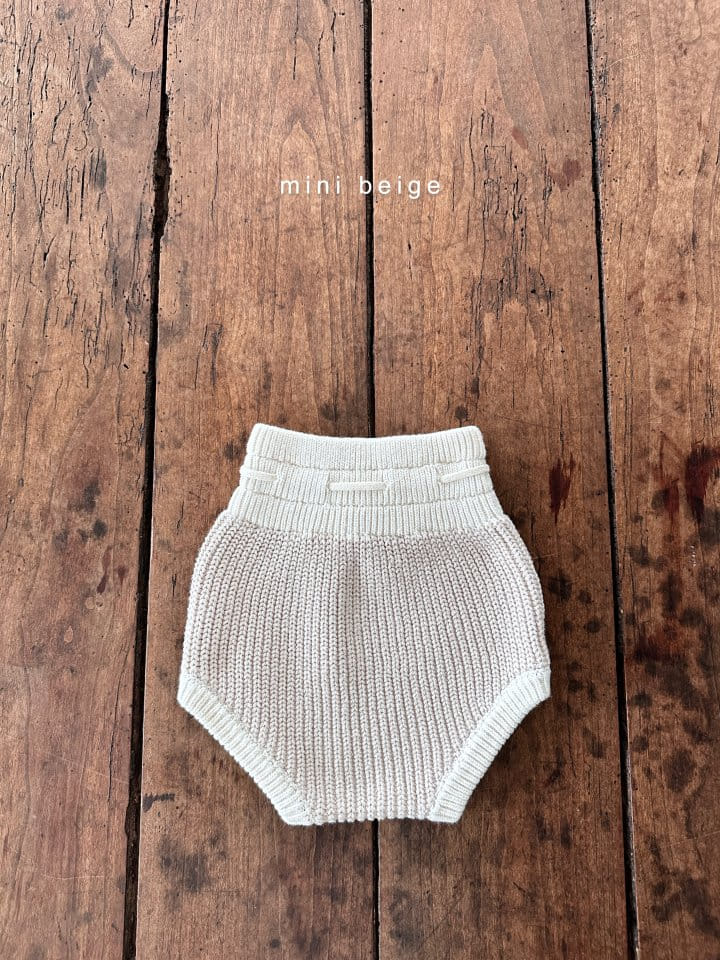 The Beige - Korean Baby Fashion - #babyboutique - Knit Bloomer Set - 12