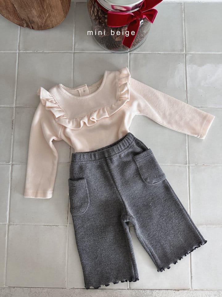 The Beige - Korean Baby Fashion - #babyboutique - Pocket Pants - 7