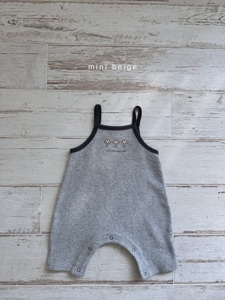 The Beige - Korean Baby Fashion - #babyboutiqueclothing - Piping Sleeveless Bodysuit - 8