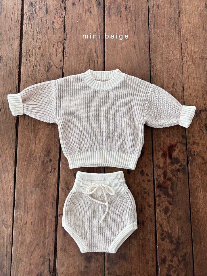 The Beige - Korean Baby Fashion - #babyoutfit - Knit Bloomer Set - 6