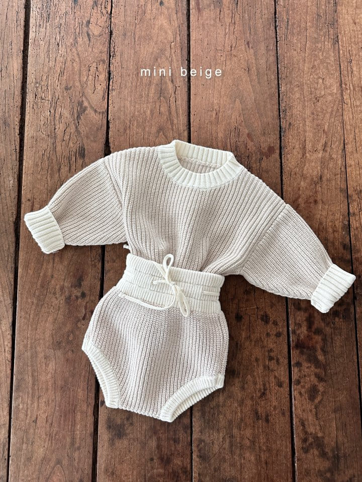 The Beige - Korean Baby Fashion - #babyoutfit - Knit Bloomer Set - 7