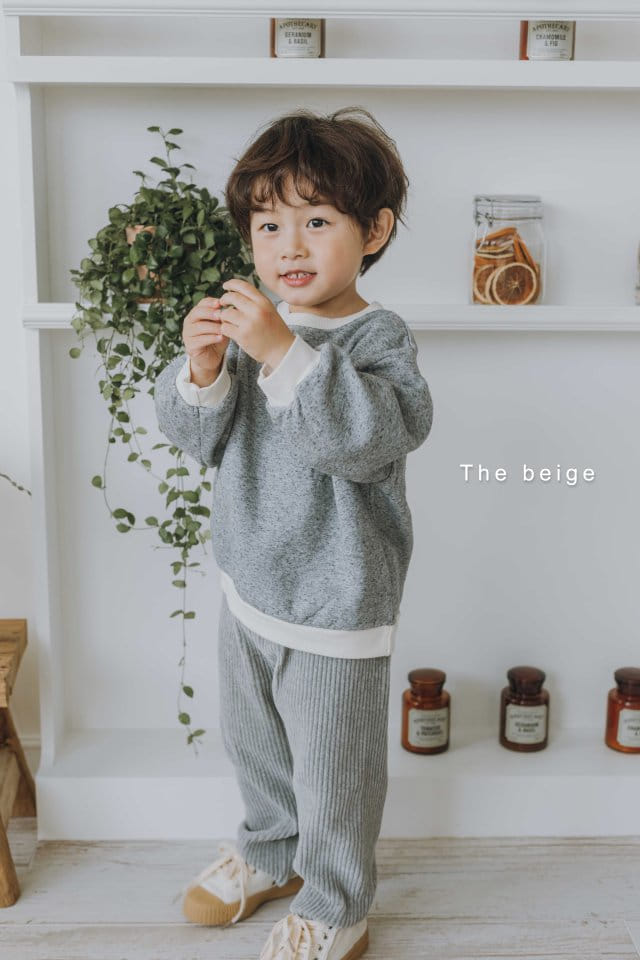 The Beige - Korean Children Fashion - #childofig - Piping Sweatshirt - 11