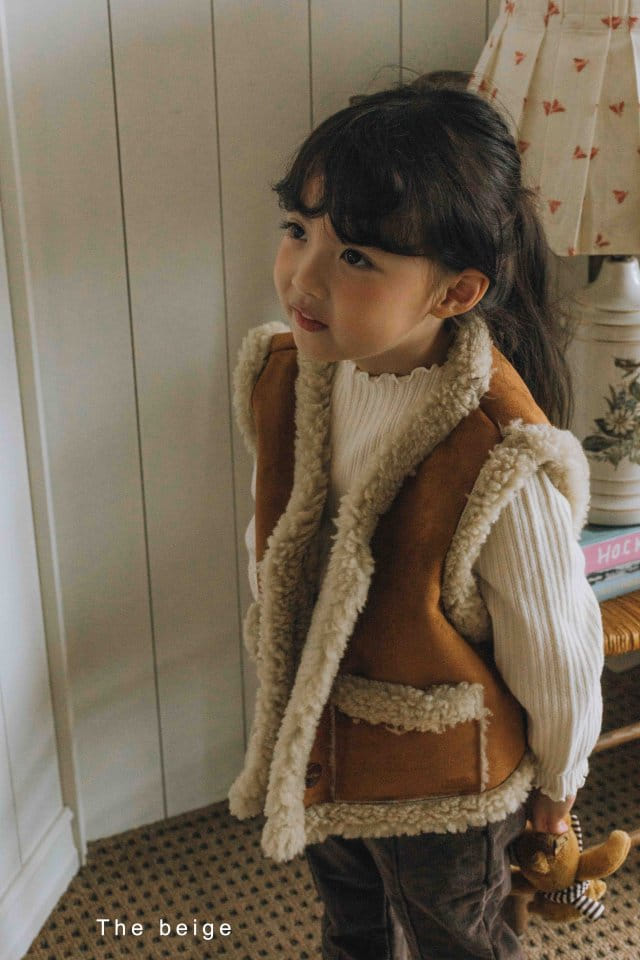 The Beige - Korean Children Fashion - #kidsshorts - Musthang Vest - 9