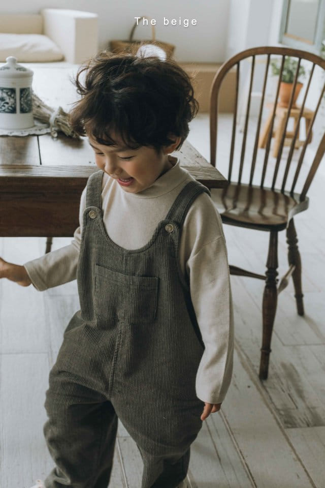 The Beige - Korean Children Fashion - #kidsshorts - Half Turtleneck Tee - 8