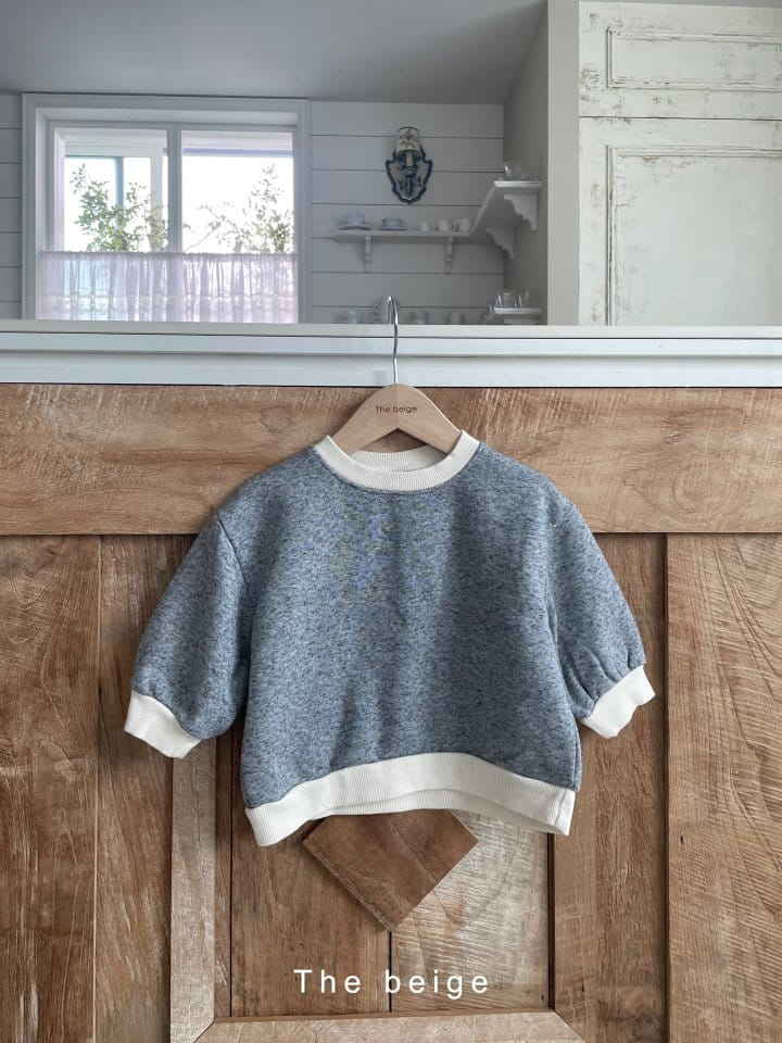 The Beige - Korean Children Fashion - #kidsshorts - Piping Sweatshirt - 2