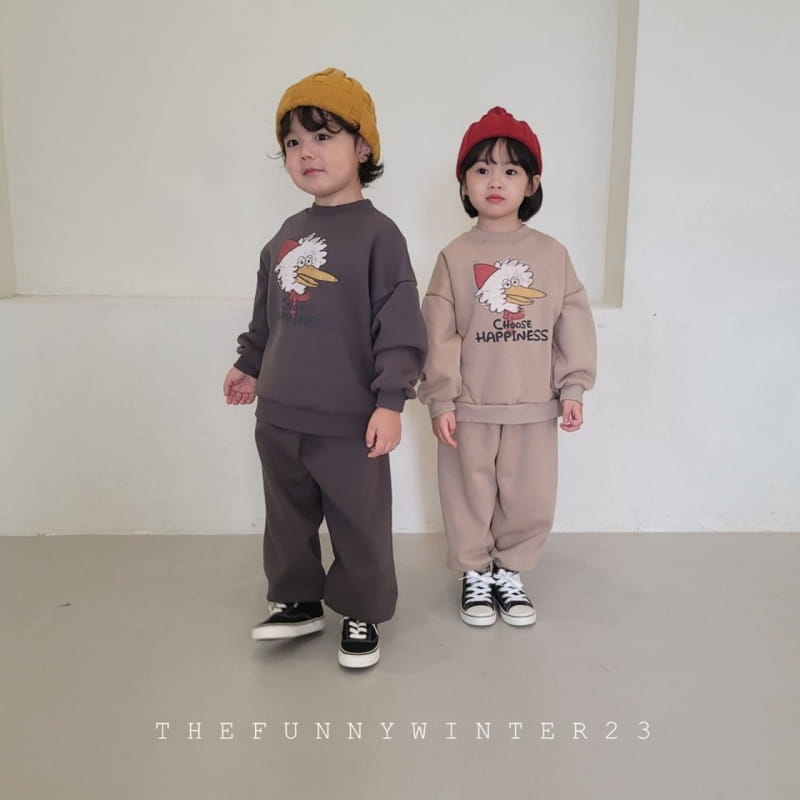 The Funny - Korean Children Fashion - #discoveringself - Happy Duvk Set - 3