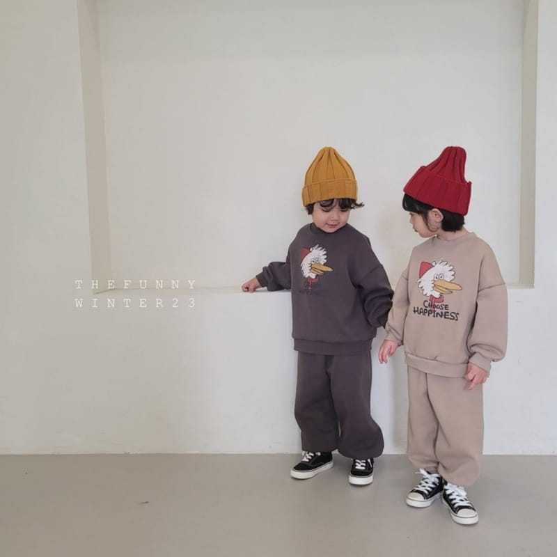 The Funny - Korean Children Fashion - #discoveringself - Happy Duvk Set - 4