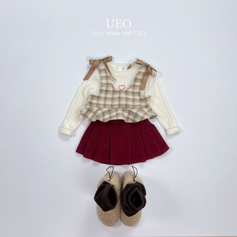 U Eo - Korean Children Fashion - #kidsshorts - Raibbon Bustier - 4