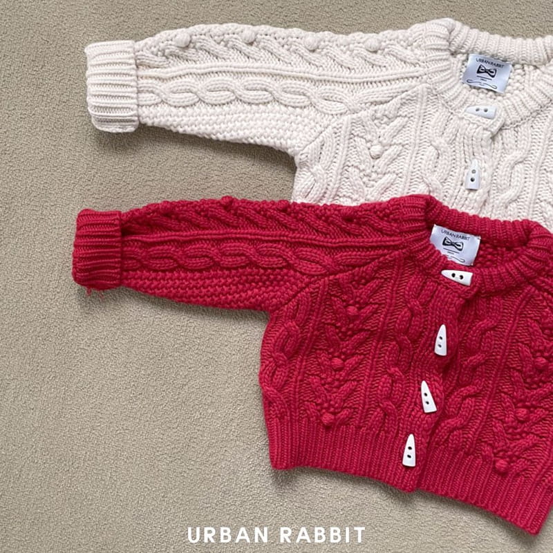 Urban Rabbit - Korean Children Fashion - #kidzfashiontrend - Twist Cardigan - 4