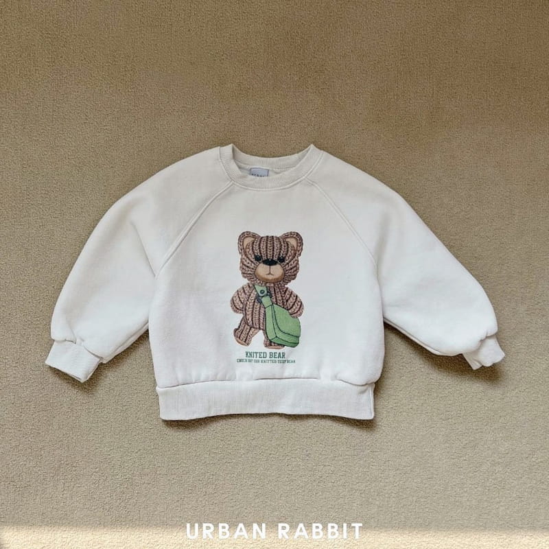 Urban Rabbit - Korean Children Fashion - #designkidswear - Knit Bear Sweatshirt - 2