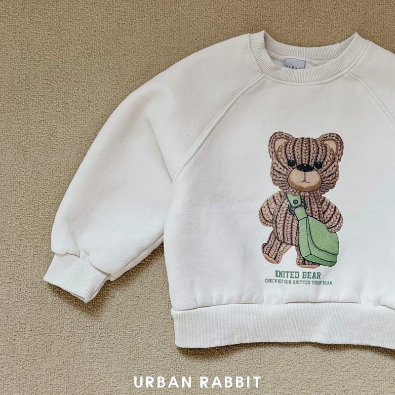 Urban Rabbit - Korean Children Fashion - #discoveringself - Knit Bear Sweatshirt - 3