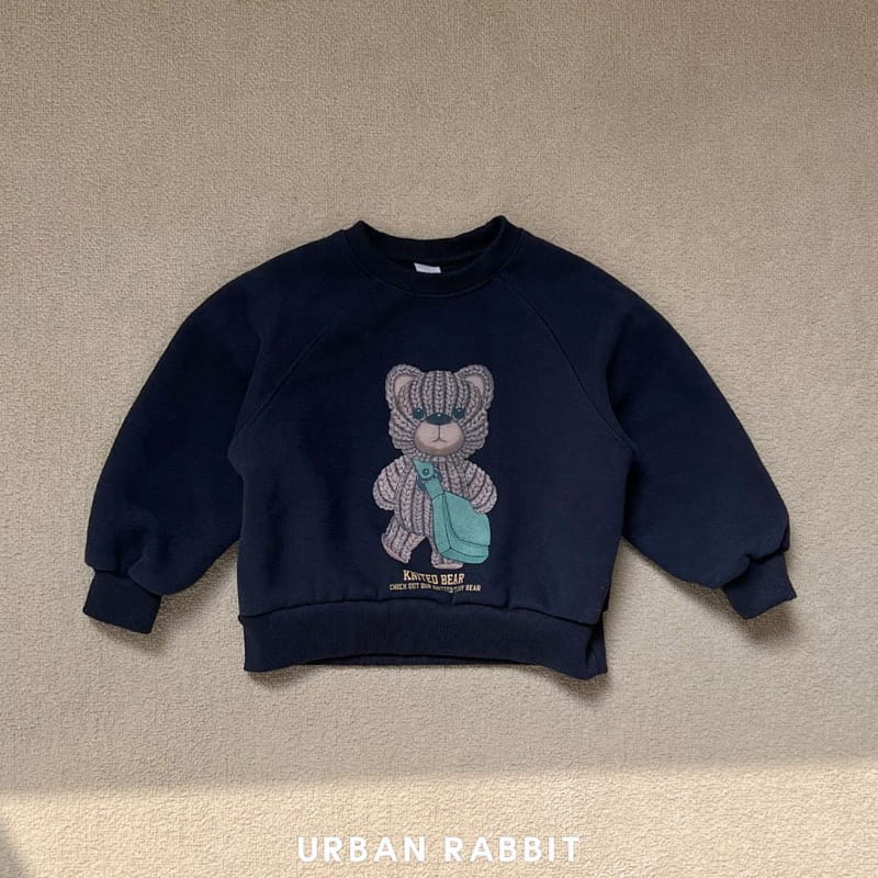 Urban Rabbit - Korean Children Fashion - #discoveringself - Knit Bear Sweatshirt - 4