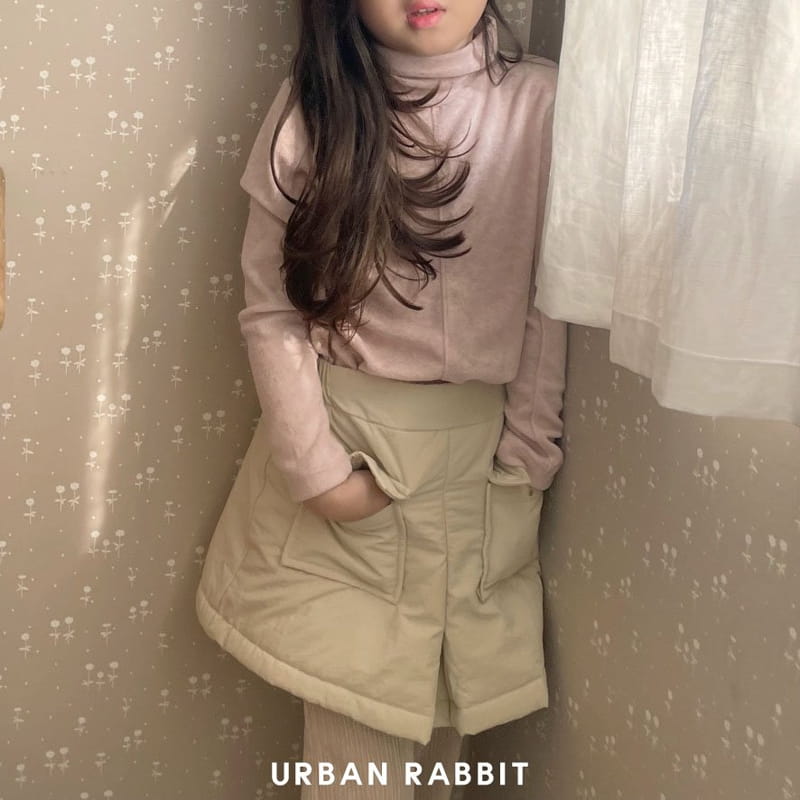 Urban Rabbit - Korean Children Fashion - #kidsshorts - Bear Slit Turtleneck Tee - 10