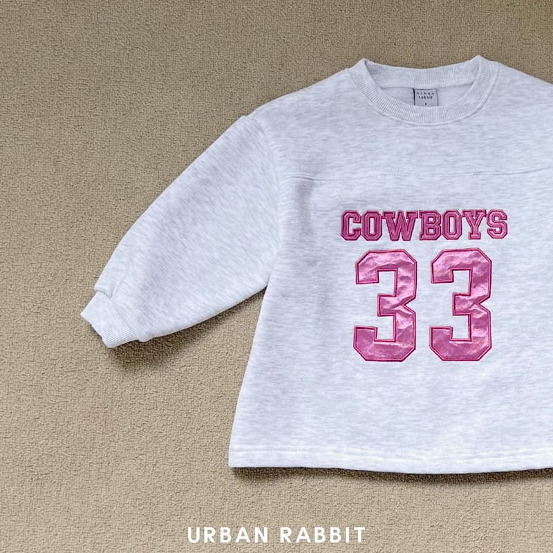 Urban Rabbit - Korean Children Fashion - #kidsshorts - Cow Boy Sweatshirt - 5