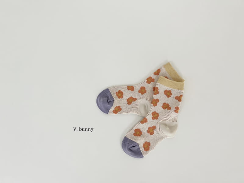 V Bunny - Korean Children Fashion - #childofig - Iris Socks Set - 7