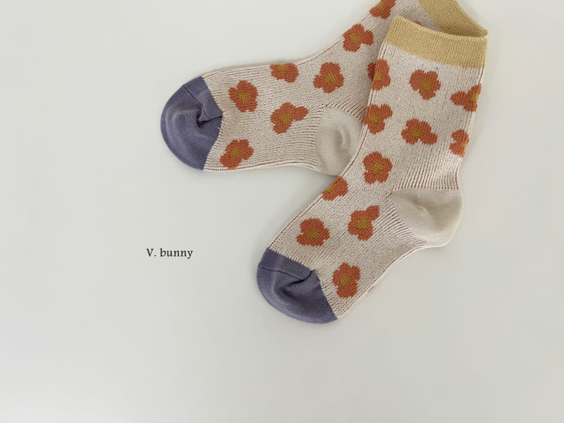 V Bunny - Korean Children Fashion - #childrensboutique - Iris Socks Set - 8