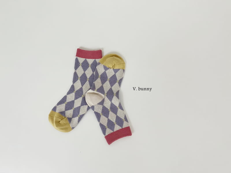 V Bunny - Korean Children Fashion - #designkidswear - Iris Socks Set - 9
