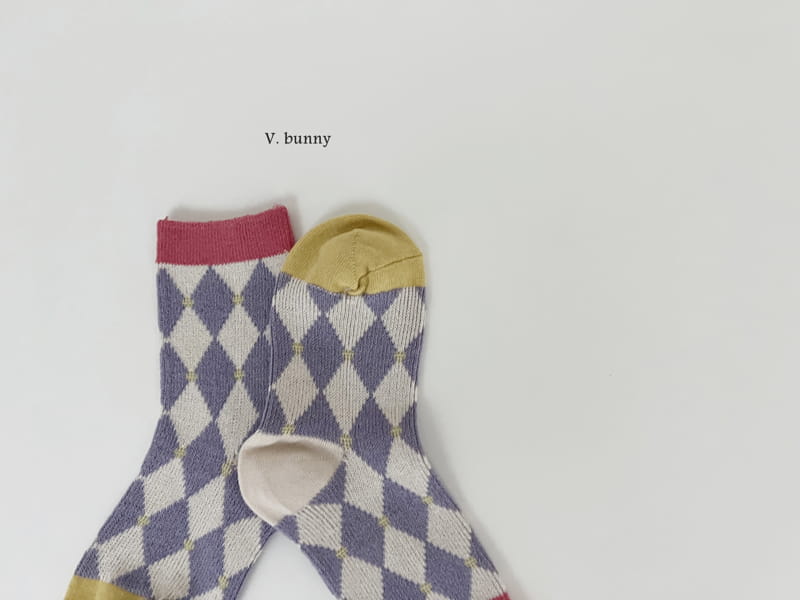 V Bunny - Korean Children Fashion - #discoveringself - Iris Socks Set - 10