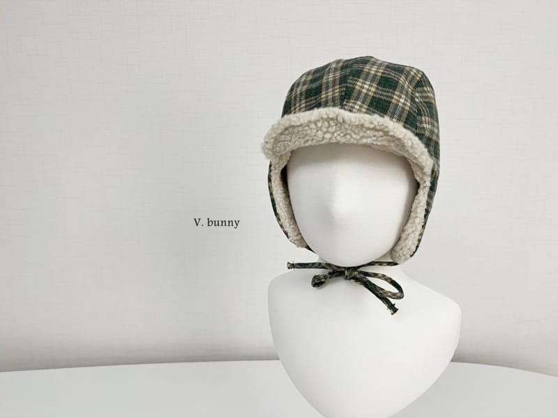V Bunny - Korean Children Fashion - #littlefashionista - Check Hat - 10