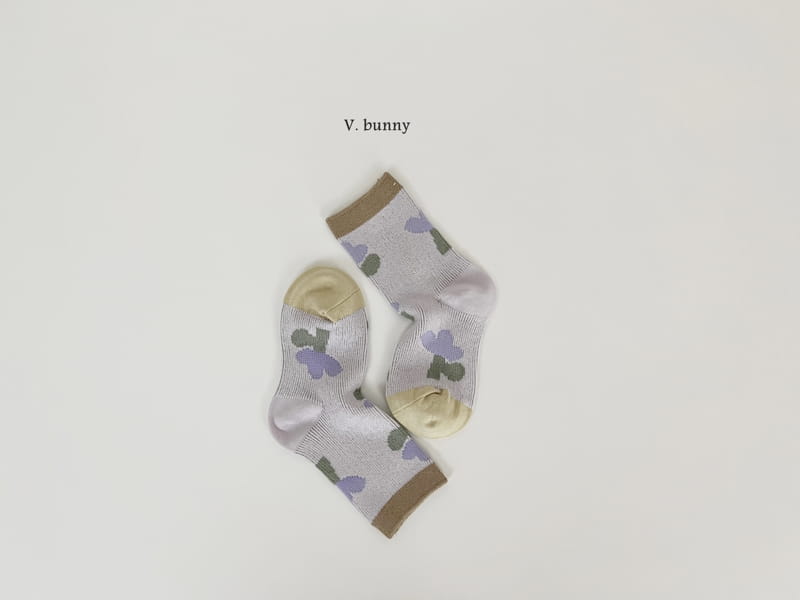 V Bunny - Korean Children Fashion - #toddlerclothing - Iris Socks Set - 5
