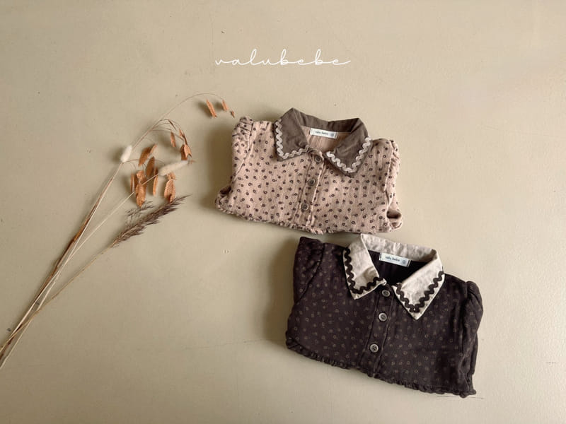 Valu Bebe - Korean Baby Fashion - #babyboutique - Lyn Collar Flower Bodysuit - 11
