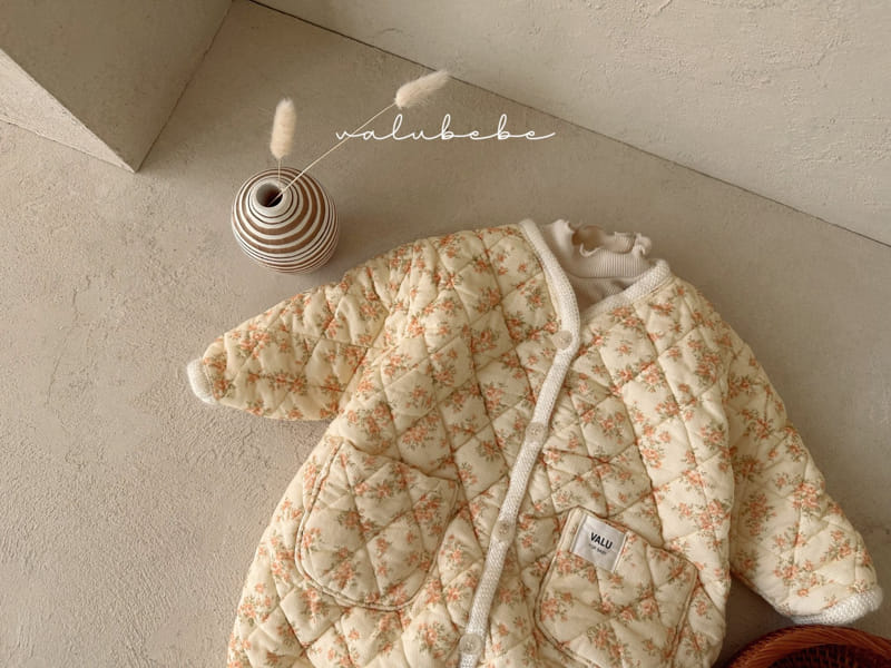 Valu Bebe - Korean Baby Fashion - #babyboutique - Flower Padding Overalls - 10