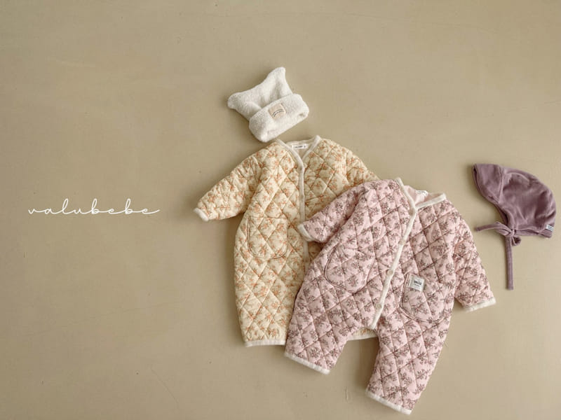 Valu Bebe - Korean Baby Fashion - #babyboutique - Flower Padding Overalls - 11