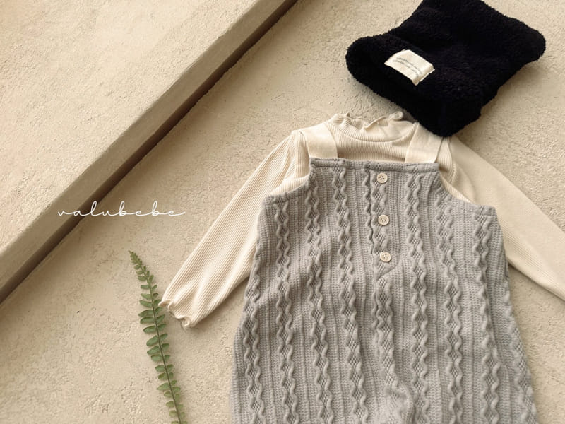 Valu Bebe - Korean Baby Fashion - #babyboutiqueclothing - Knit Button Bodysuit - 5