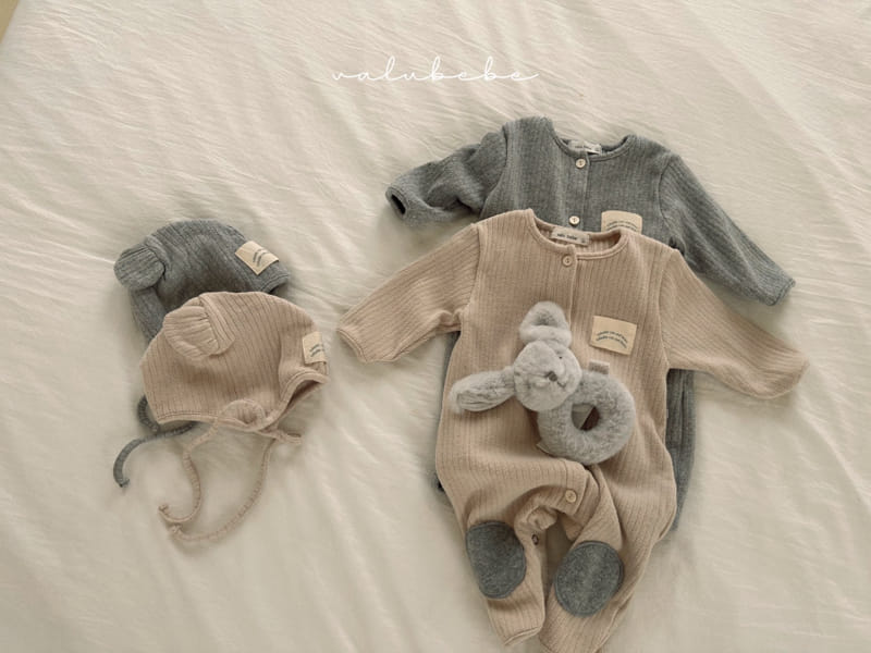Valu Bebe - Korean Baby Fashion - #babyboutiqueclothing - Rib Bbang Dduck Bodysuit