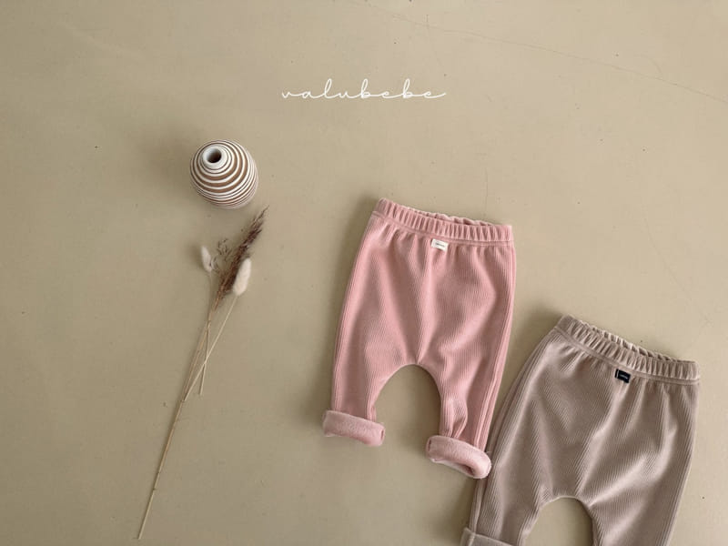 Valu Bebe - Korean Baby Fashion - #babyboutiqueclothing - Fluffy Rib Leggings - 4