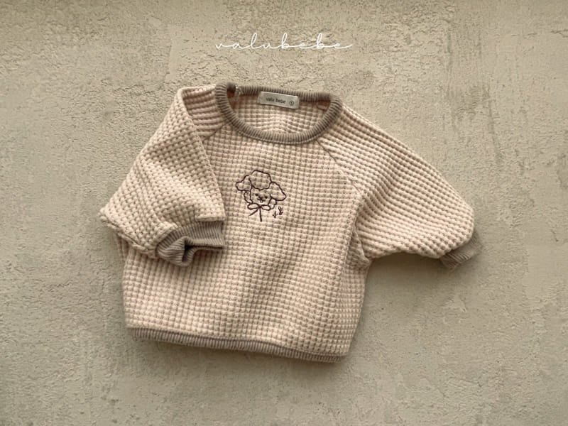 Valu Bebe - Korean Baby Fashion - #babyclothing - Waffle Embrodiery Tee - 7